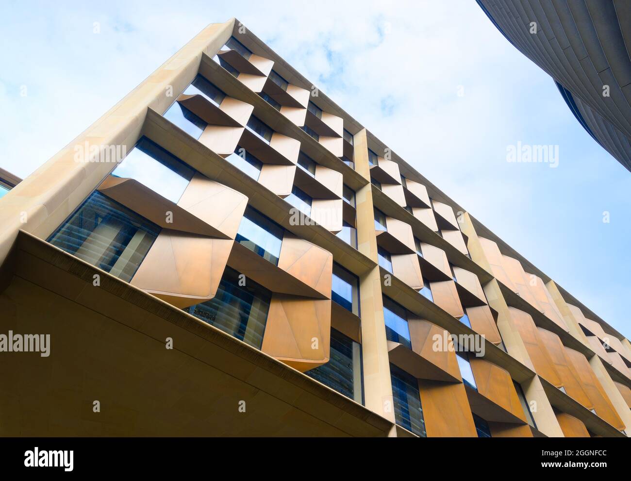 London, England, Großbritannien - Bloomberg European HQ von Foster + Partners Stockfoto