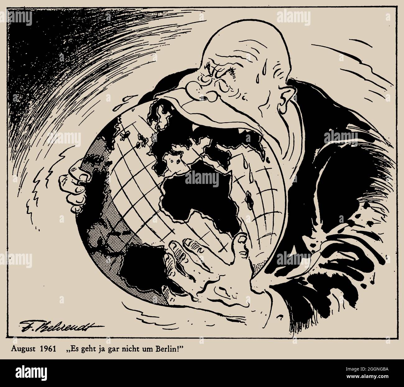 Es geht nicht nur um Berlin! Museum: PRIVATE SAMMLUNG. Autor: FRITZ BEHRENDT. Stockfoto