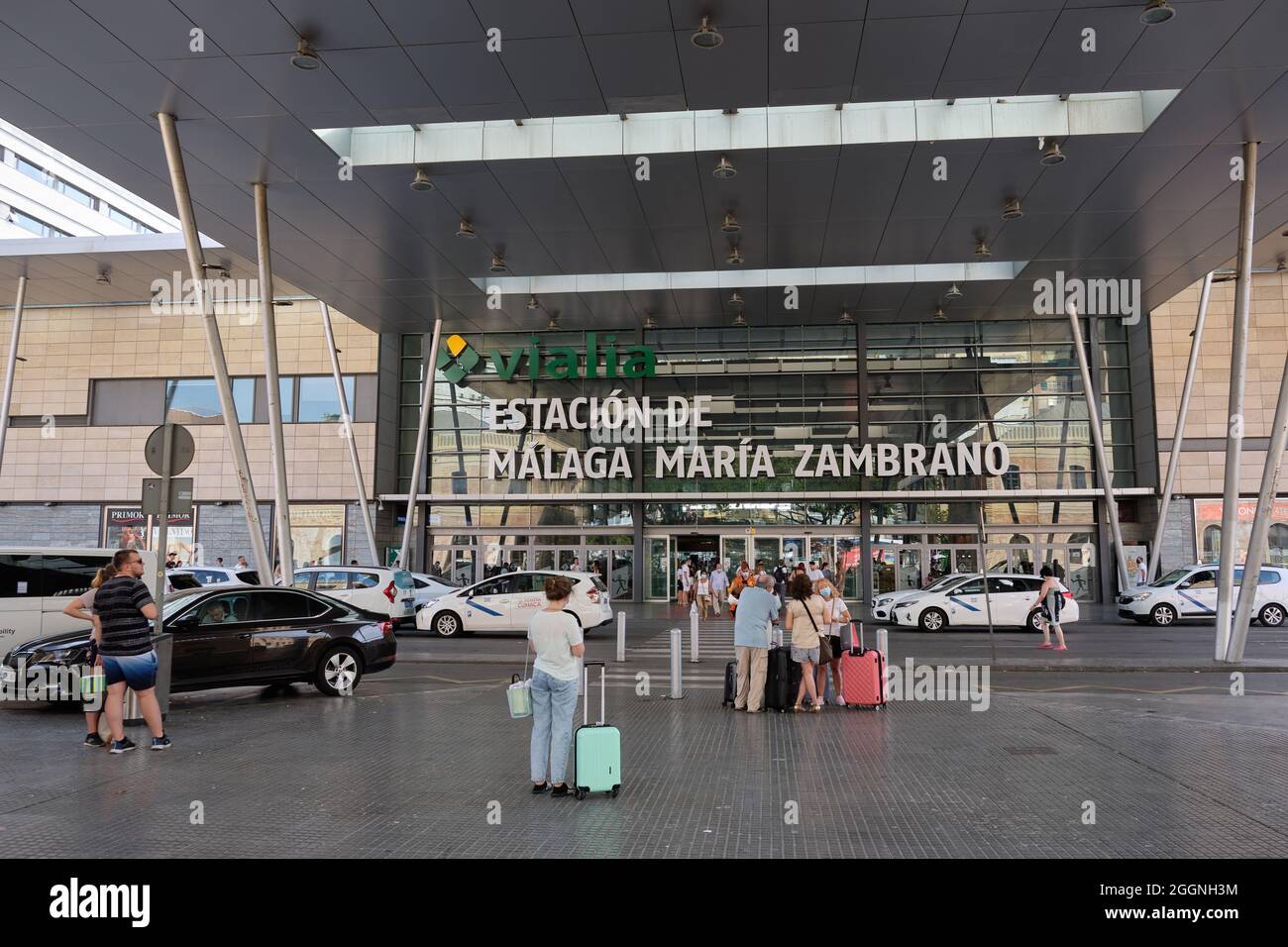 Bahnhof Maria Zambrano in Málaga, Andalusien, Spanien. Stockfoto