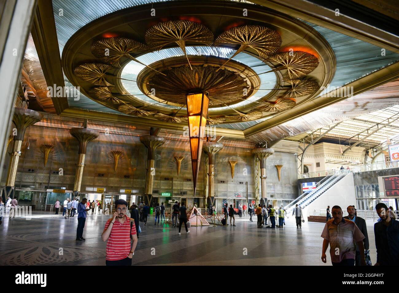 ÄGYPTEN, Kairo, Ramses Hauptbahnhof / Ägypten, Kairo, Ramses Hauptbahnhof Stockfoto