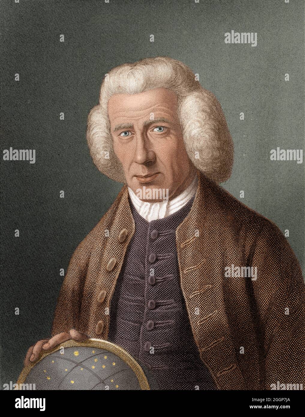 James Ferguson (1710-1776) war ein schottischer Astronom und Instrumentenbauer. Stockfoto