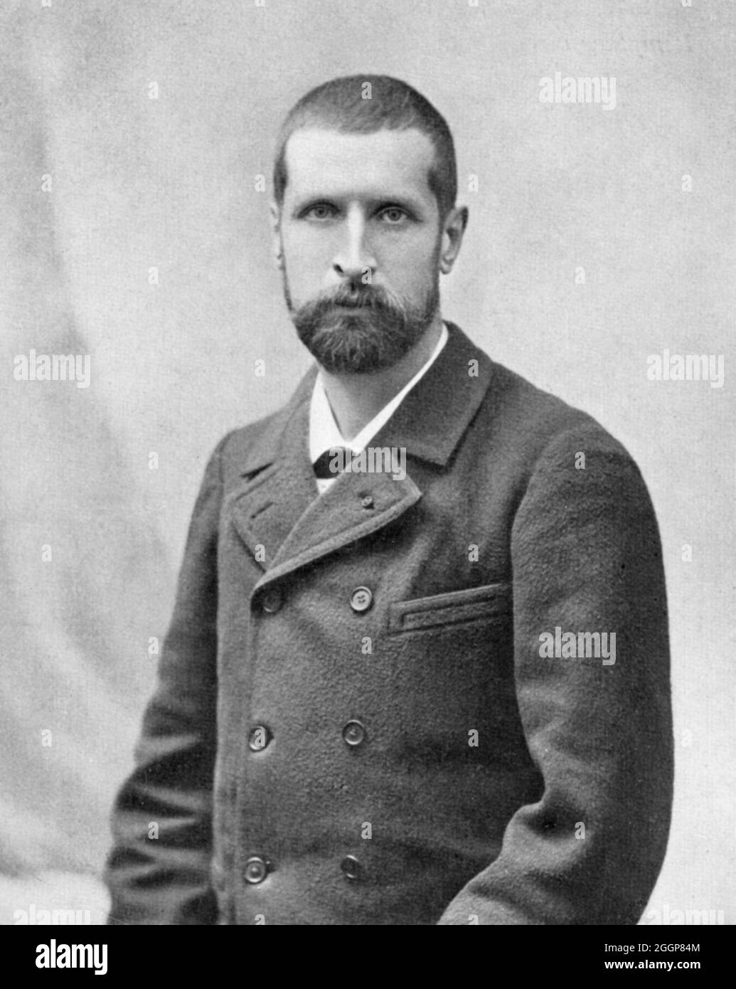 Alexandre Yersin (1863-1943), schweizerisch-französischer Bakteriologe und Mitentdecker des für die Beulenpest verantwortlichen Bazillus, der später zu seinen Ehren Yersinia pestis genannt wurde. Stockfoto