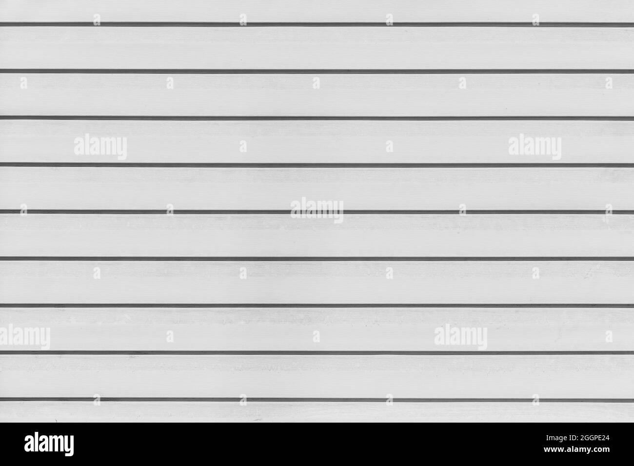 Weiße Bretter hell horizontal Textur Holz Wand Innenraum Hintergrund. Stockfoto