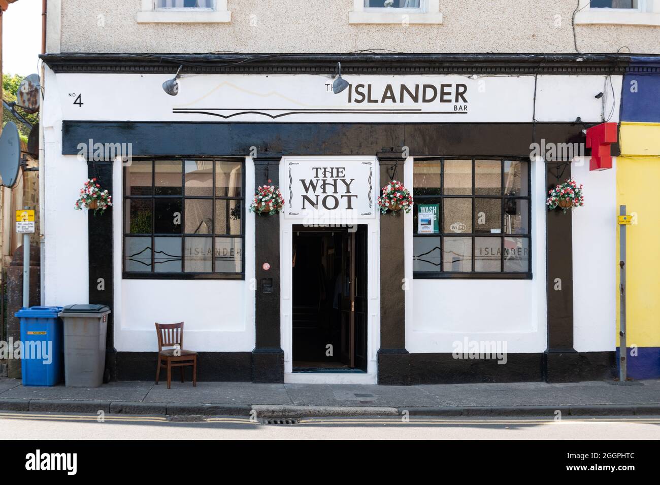 The Islander Pub Bar, Rothesay, Isle of Bute, Schottland, Großbritannien Stockfoto