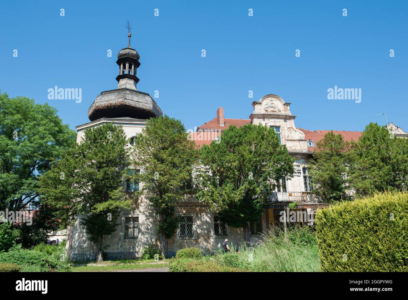 Palast in Turawa, Woiwodschaft Opole in Südpolen Stockfoto