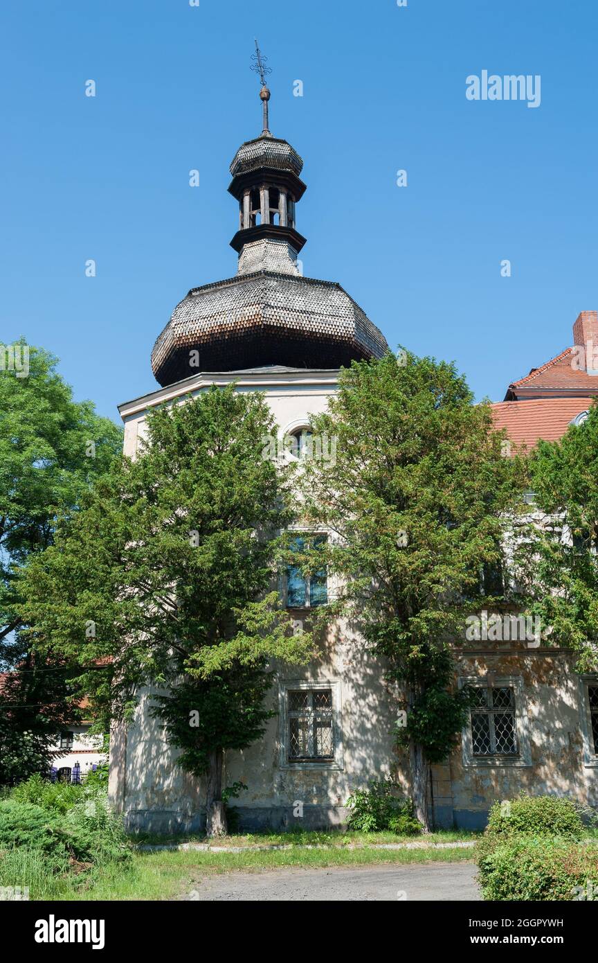 Palast in Turawa, Woiwodschaft Opole in Südpolen Stockfoto