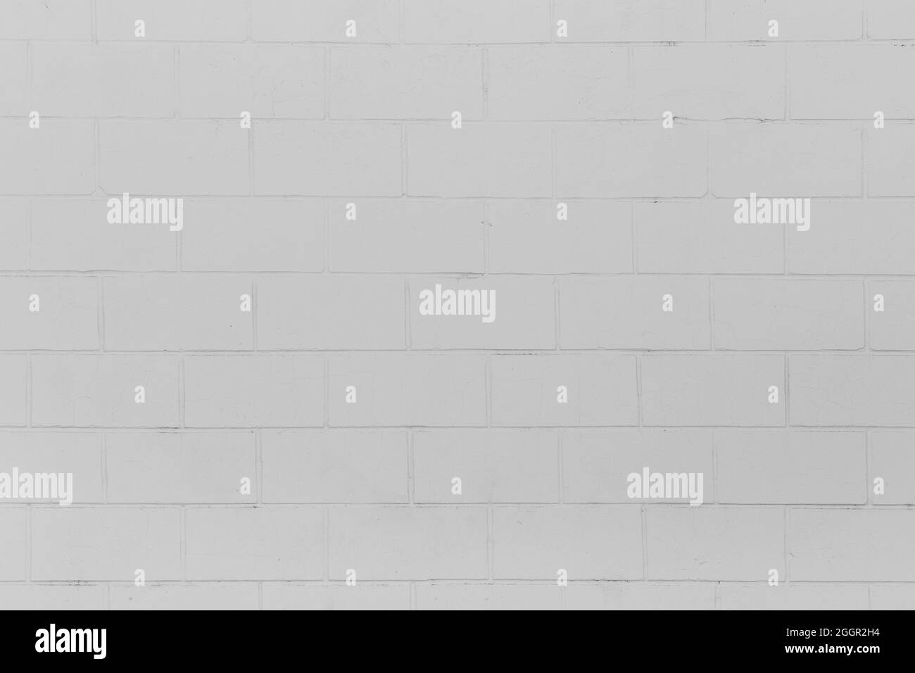 Hellgrau Ziegelwand Muster Oberfläche Textur abstrakter Hintergrund, Stockfoto