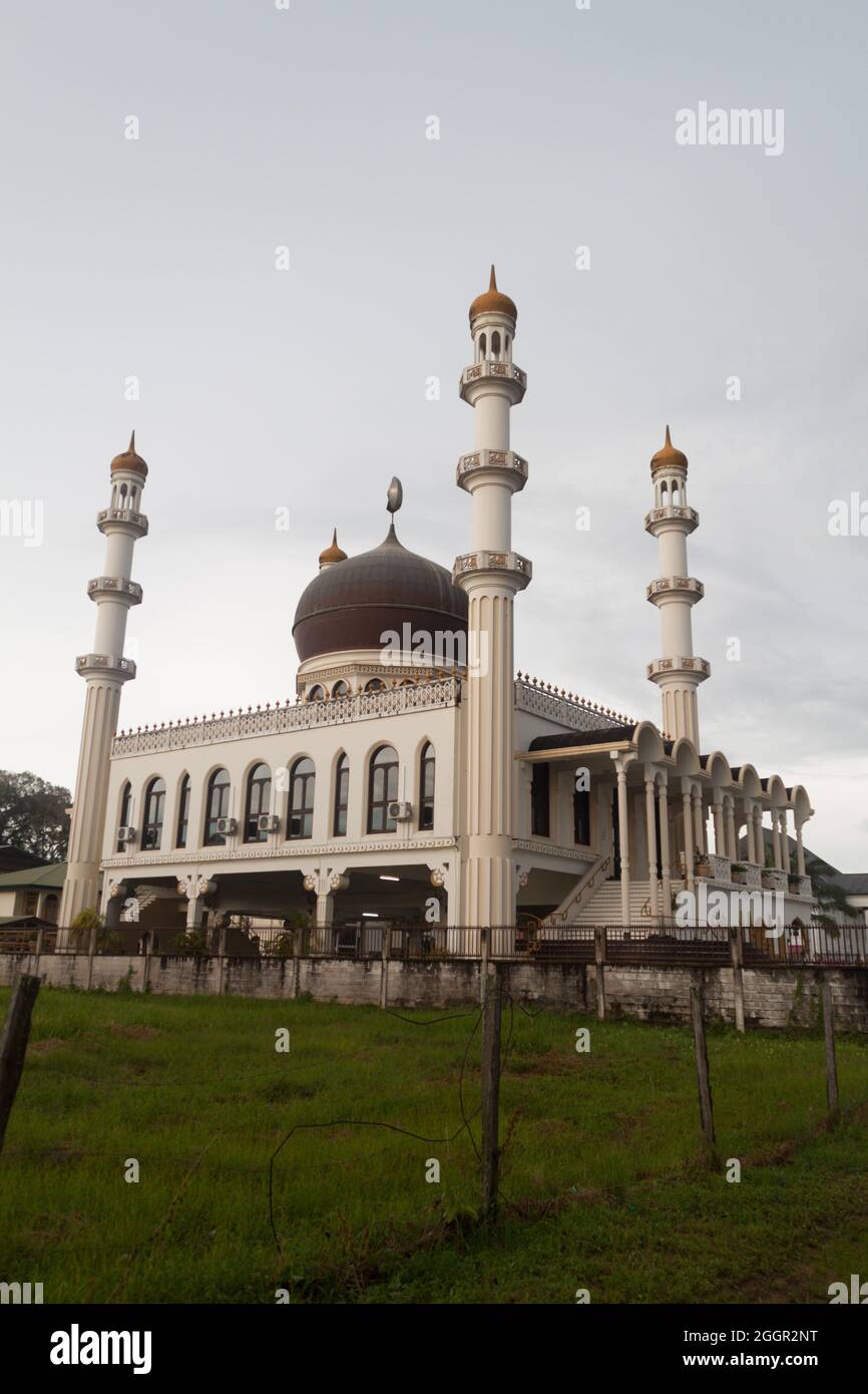 Moschee Kaizerstraat in Paramaribo, Hauptstadt von Suriname Stockfoto