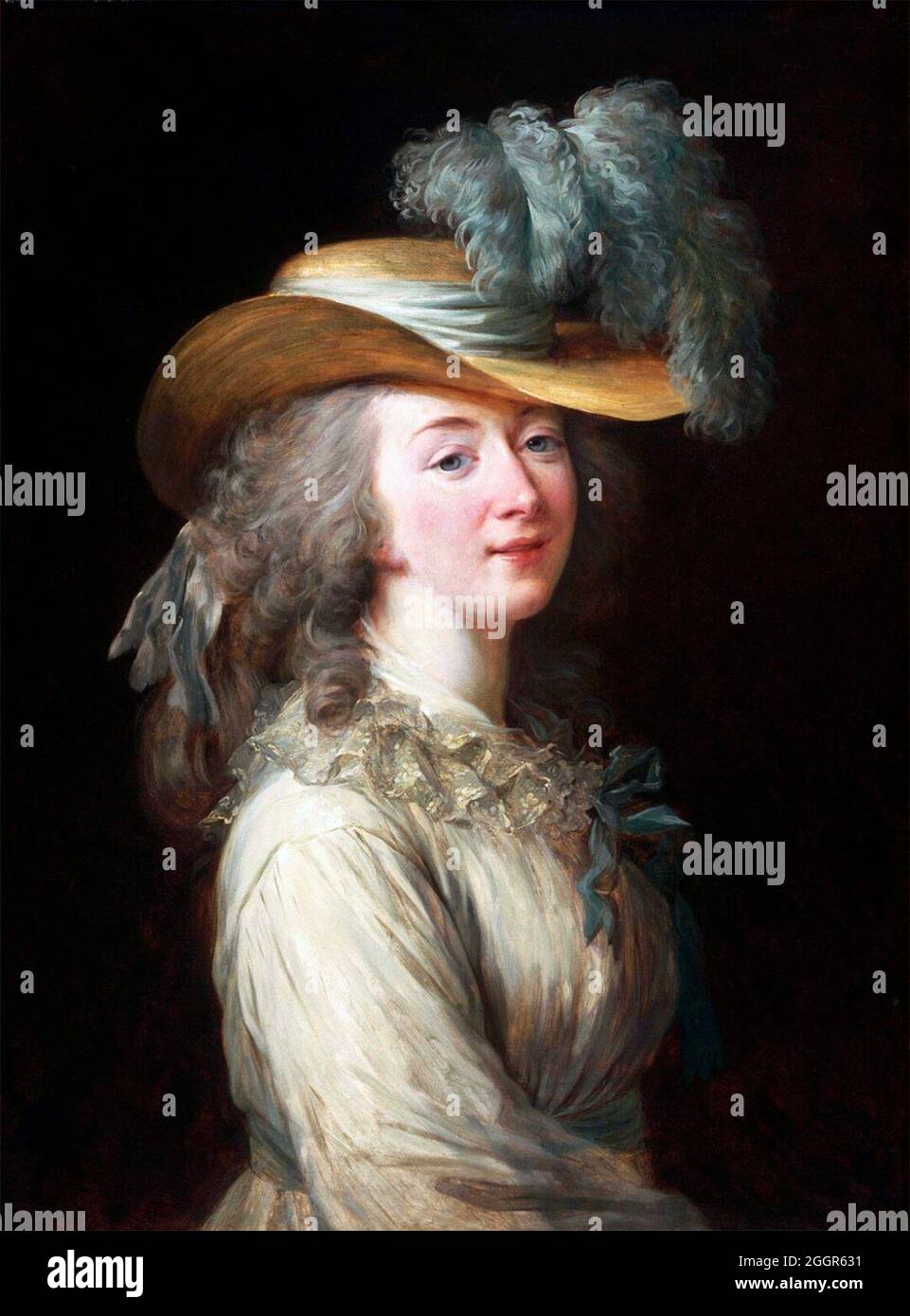 Porträt von Madame Du Barry - Elisabeth Louise Vigée-Lebrun, 1781 Stockfoto