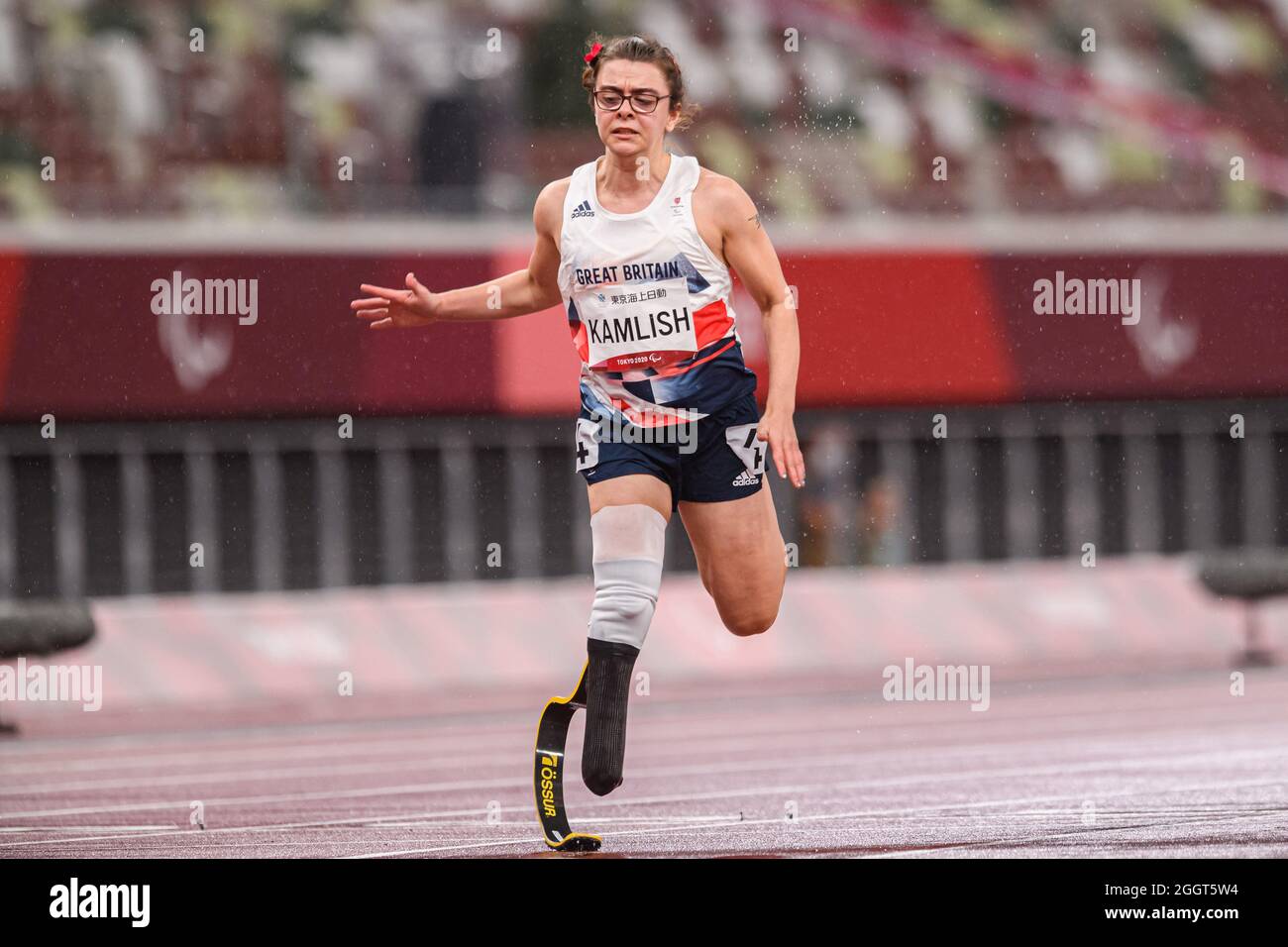 TOKIO, JAPAN. September 2021. Kamish von Großbritannien während der Leichtathletik-Veranstaltungen - Tokio 2020 Paralympische Spiele im Olympiastadion am Donnerstag, 02. September 2021 in TOKIO, JAPAN. Kredit: Taka G Wu/Alamy Live Nachrichten Stockfoto