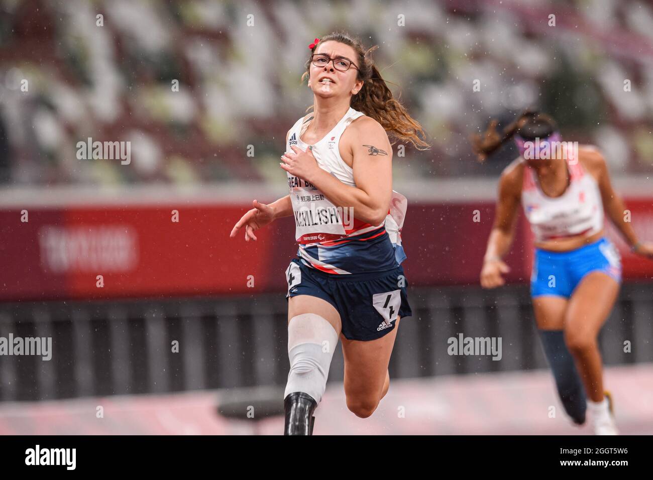 TOKIO, JAPAN. September 2021. Kamish von Großbritannien während der Leichtathletik-Veranstaltungen - Tokio 2020 Paralympische Spiele im Olympiastadion am Donnerstag, 02. September 2021 in TOKIO, JAPAN. Kredit: Taka G Wu/Alamy Live Nachrichten Stockfoto