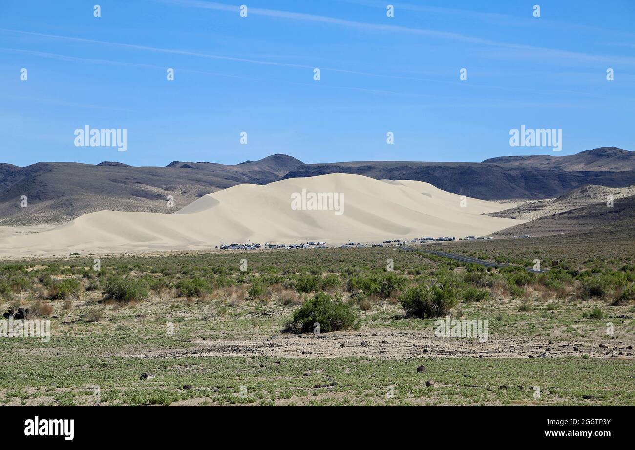 Sand Mountain - Erholungsgebiet, Nevada Stockfoto