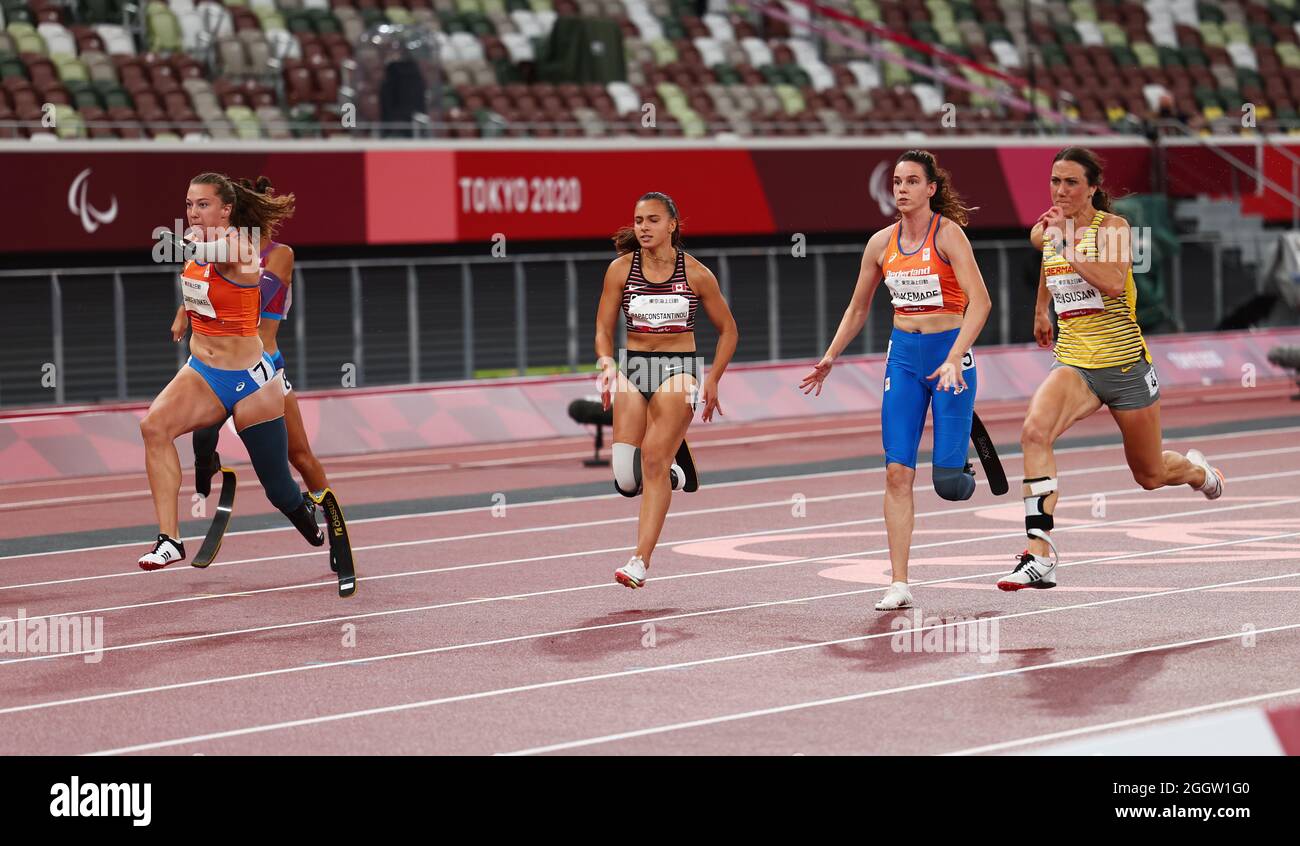 Tokio 2020 Paralympische Spiele Leichtathletik 100 m der Frauen