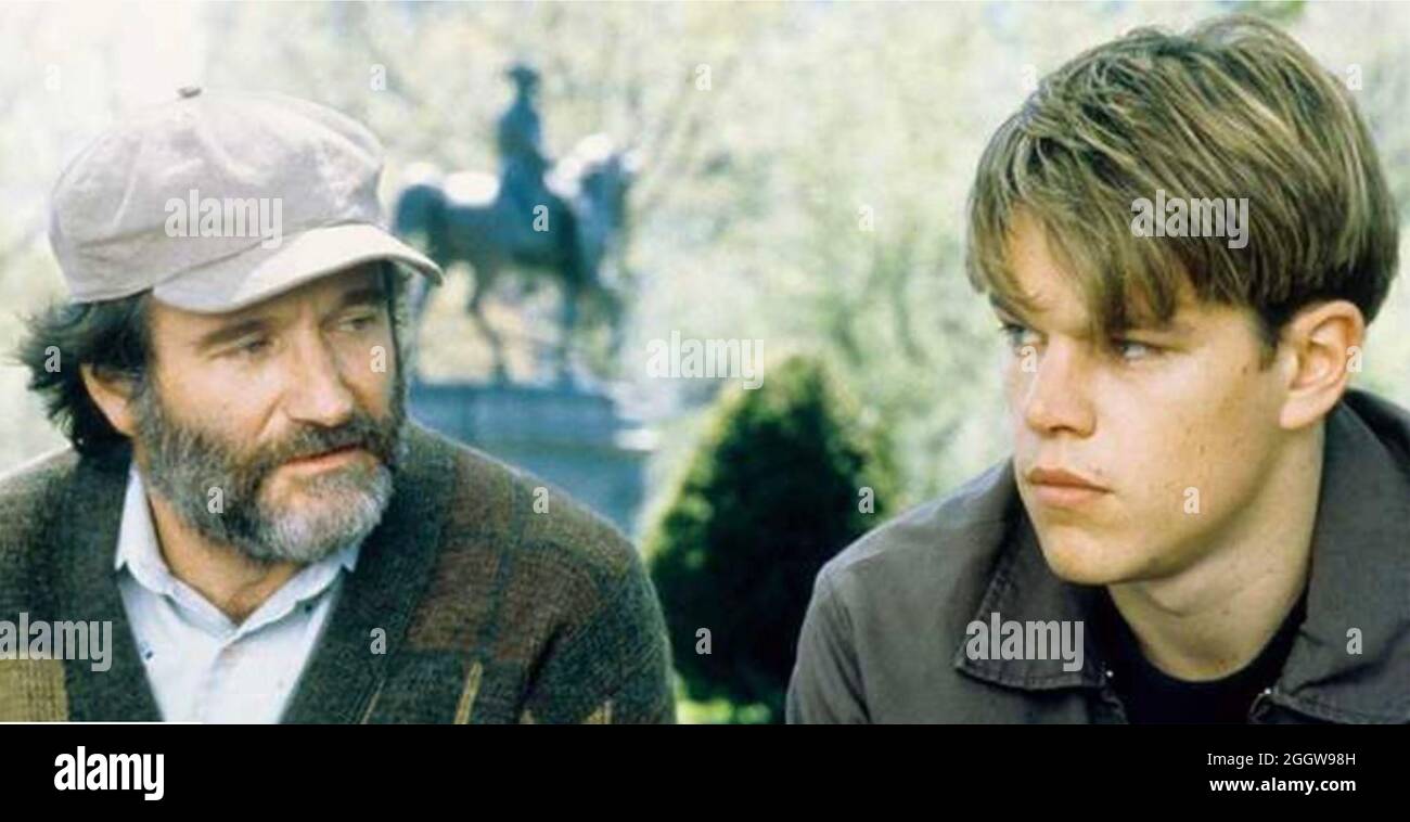 GOOD WILL HUNTING 1997 Miramax Films Produktion mit Matt Damon rechts und Robin William Stockfoto