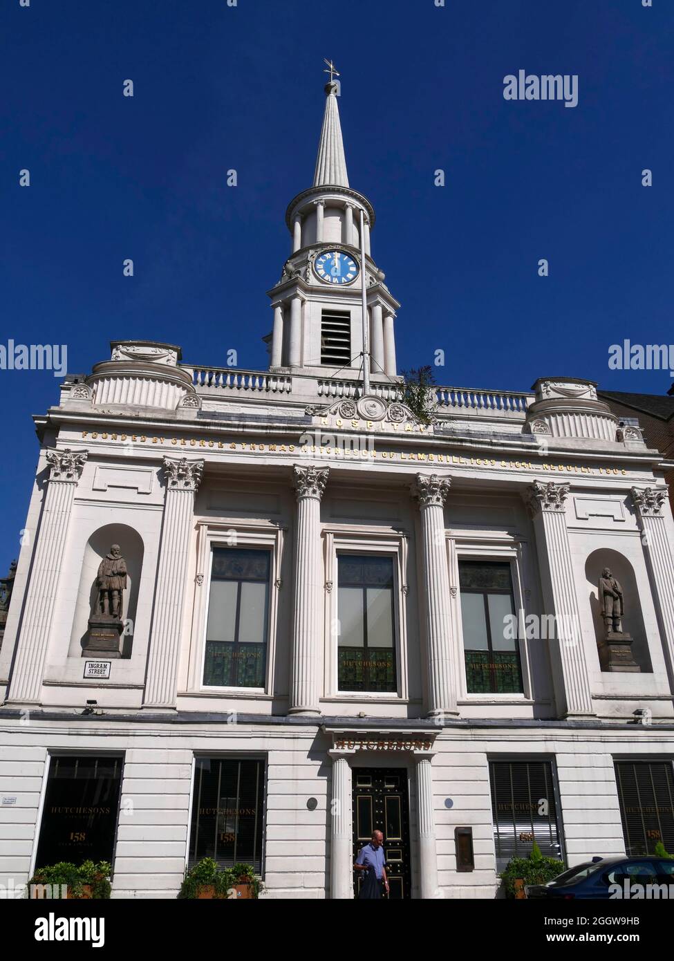 Hutchesons' Hall, OR Hospital, Ingram StreetGlasgow City Centre, Schottland, Großbritannien Stockfoto