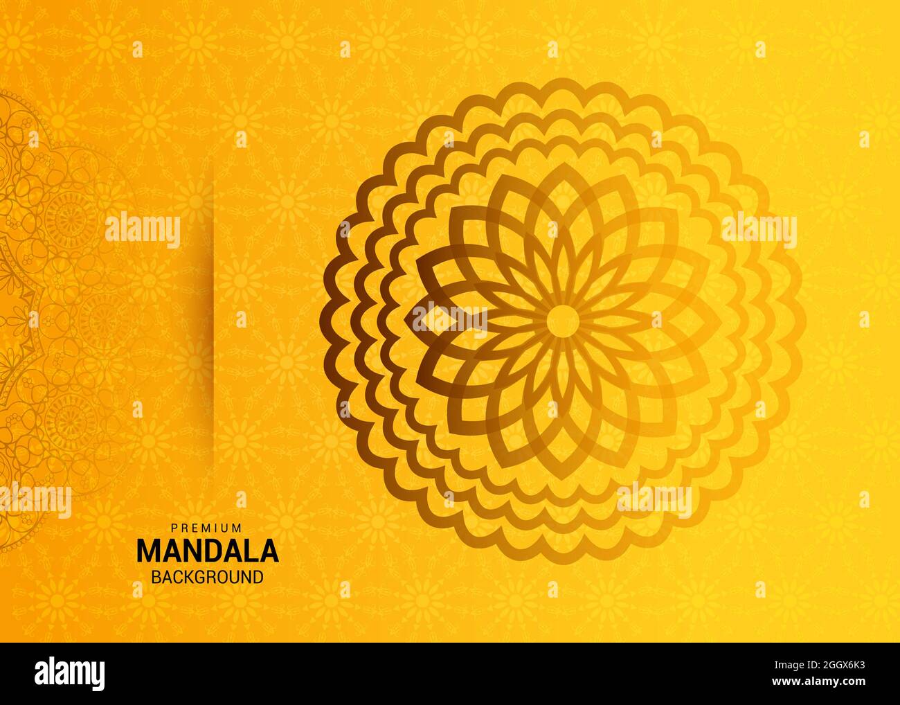 Luxus Mandala Design ornamental schönen Hintergrund in Vektor. Stockfoto