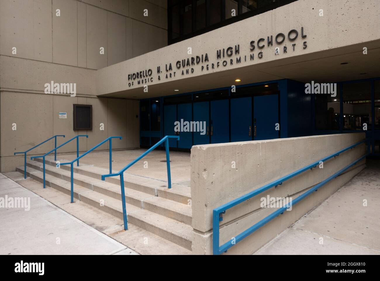 Fiorello LaGuardia High School of Music & Art and Performing Arts Manhattan NYC Stockfoto