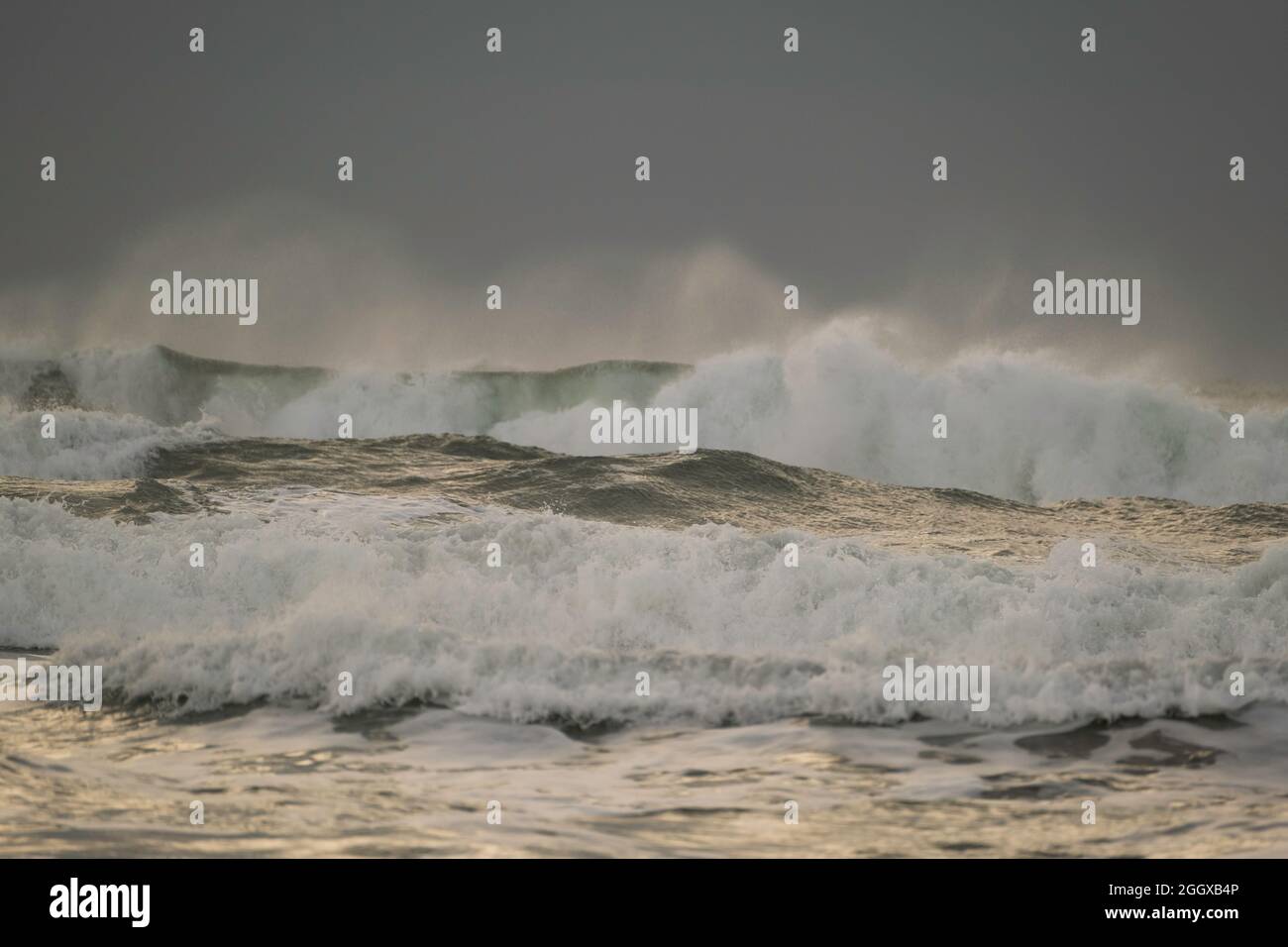 Cymyran Beach Surf Anglesey Stockfoto