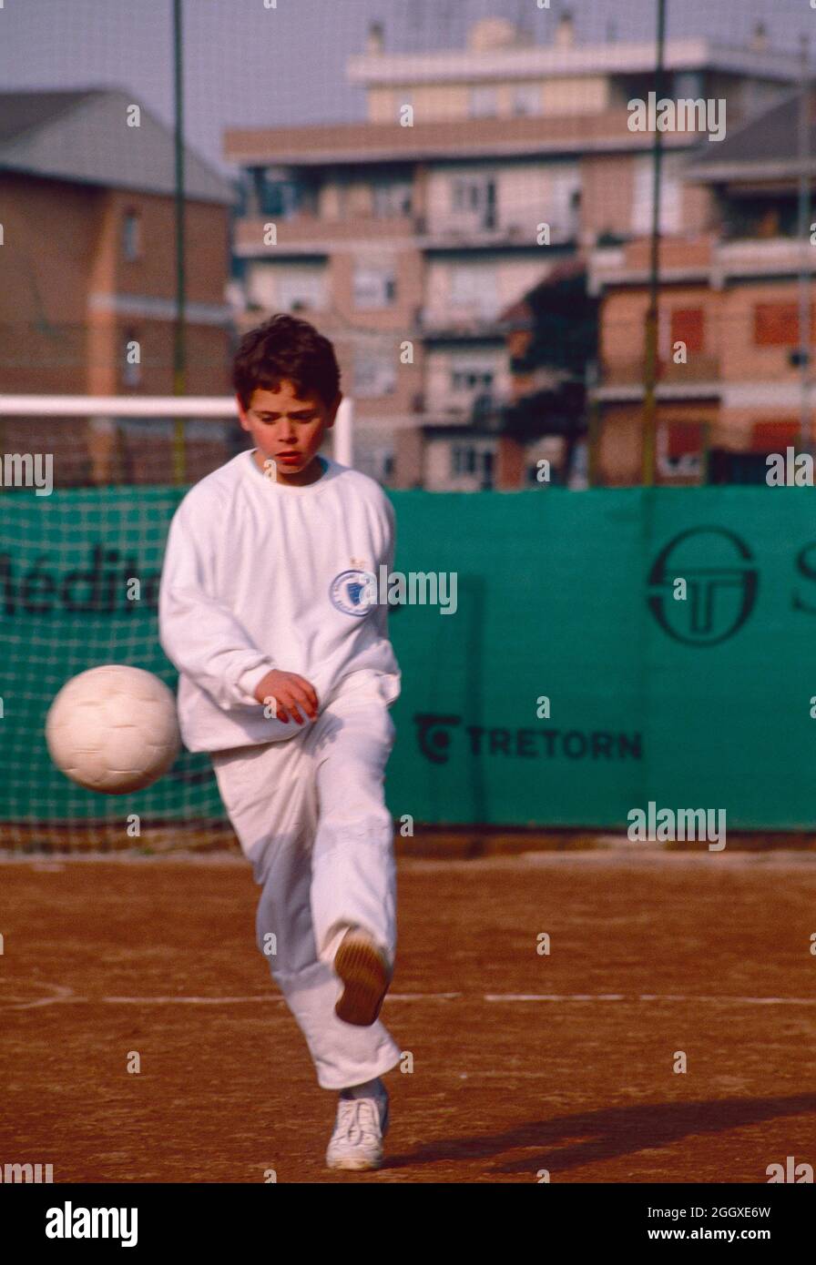 Der italienische Tennisspieler Manuel Jorquera, 1990 Stockfoto