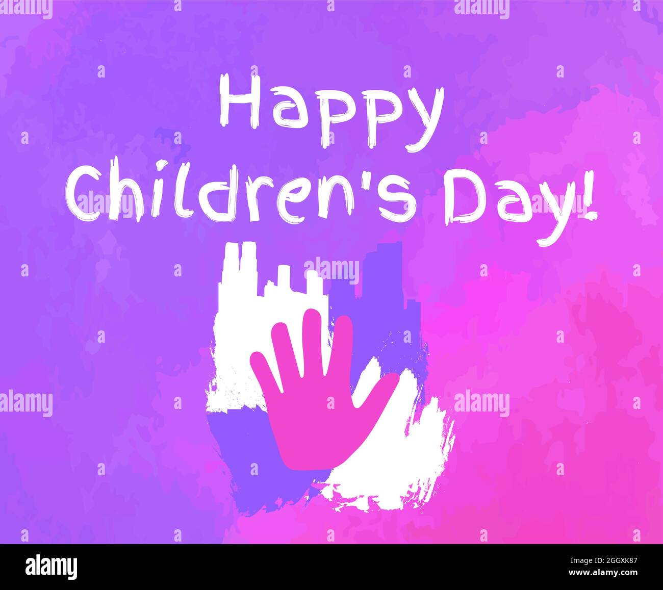 Happy Children's Day Hintergrund Stock Vektor