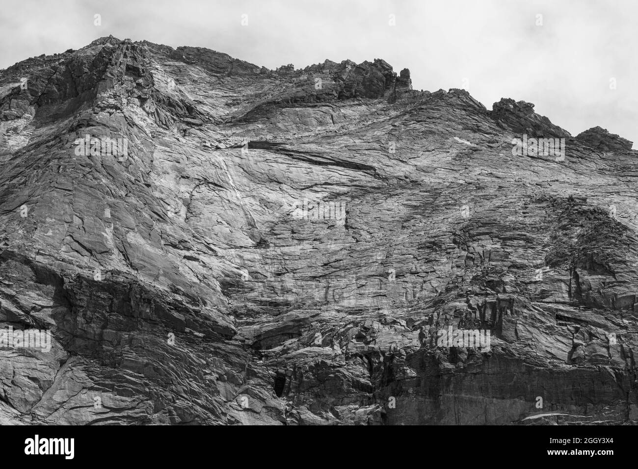 Black & White Mountains im Rocky Mountain National Park, Colorado Stockfoto