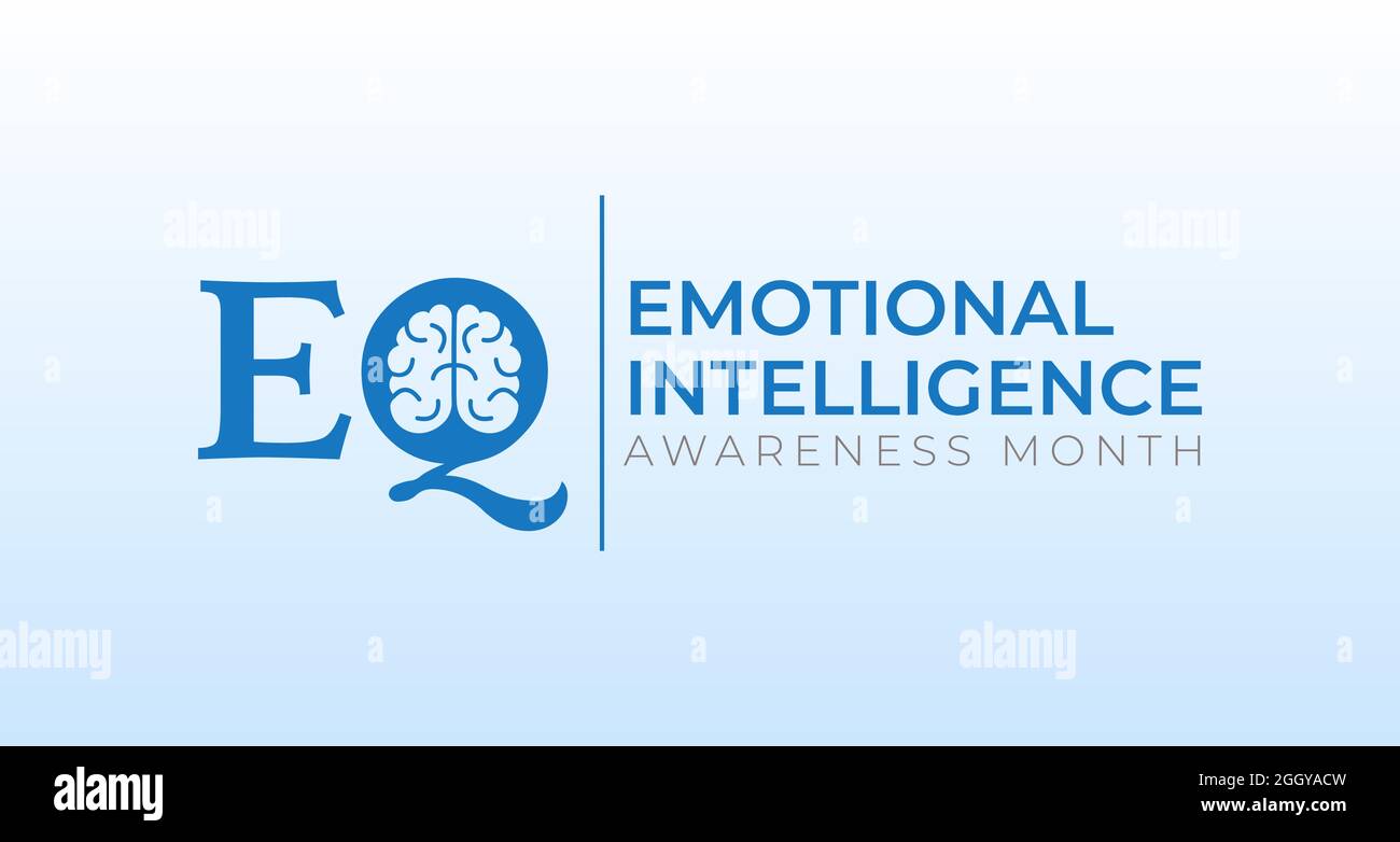 Hintergrund Emotionaler Intelligenz – Banner Stock Vektor