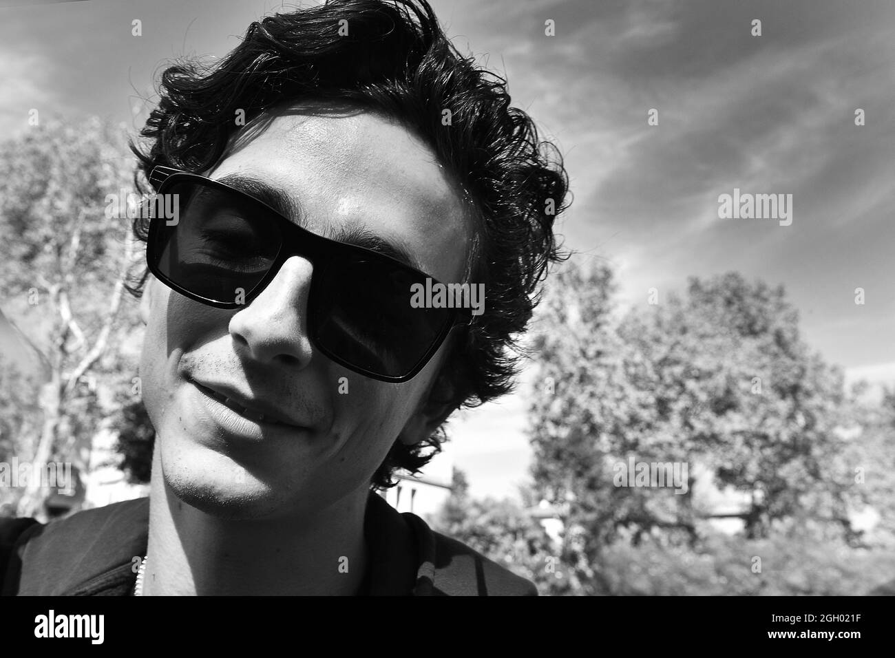 Venedig, Italien. September 2021. Timothée Chalamet wird beim 78. Internationalen Filmfestival von Venedig am Freitag, den 3. September 2021 in Venedig, Italien, zu sehen sein. Foto von Rocco Spaziani/UPI Credit: UPI/Alamy Live News Stockfoto