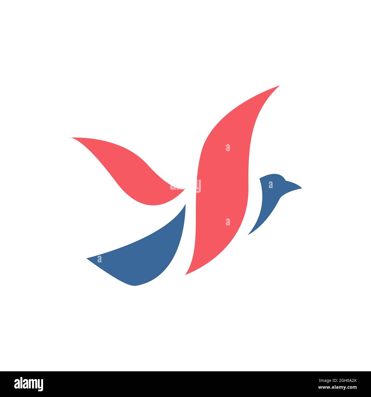 Flying Bird Logo Fly birds Grafik Vorlage Vektor Illustration für Anwendung App Branding Logos Stock Vektor