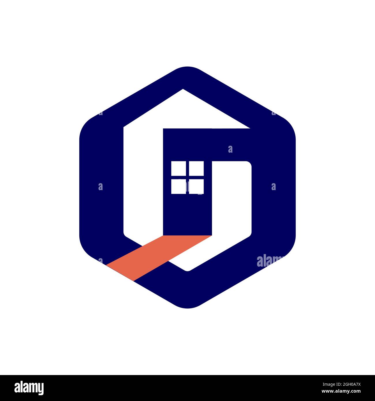 Kombination aus Buchstabe G-Logo und Haus Home Vektor Konzept Element Symbol und Vorlage Illustration Stock Vektor