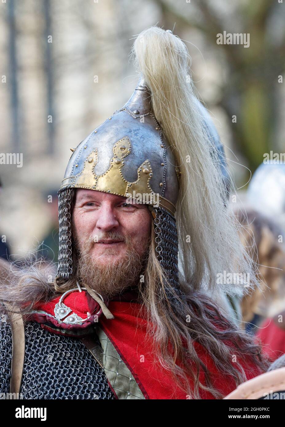 Das Jorvik Viking Festival in York Stockfoto