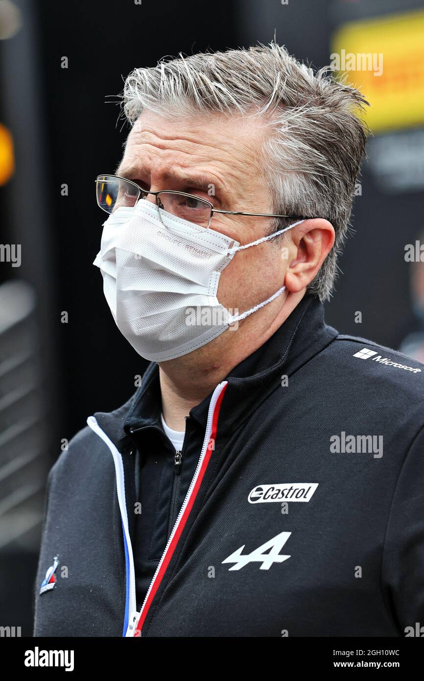 Zandvoort, Niederlande. September 2021. Pat Fry (GBR) Alpine F1 Team Technical Director (Chassis). Großer Preis der Niederlande, Samstag, 4. September 2021. Zandvoort, Niederlande. Quelle: James Moy/Alamy Live News Stockfoto