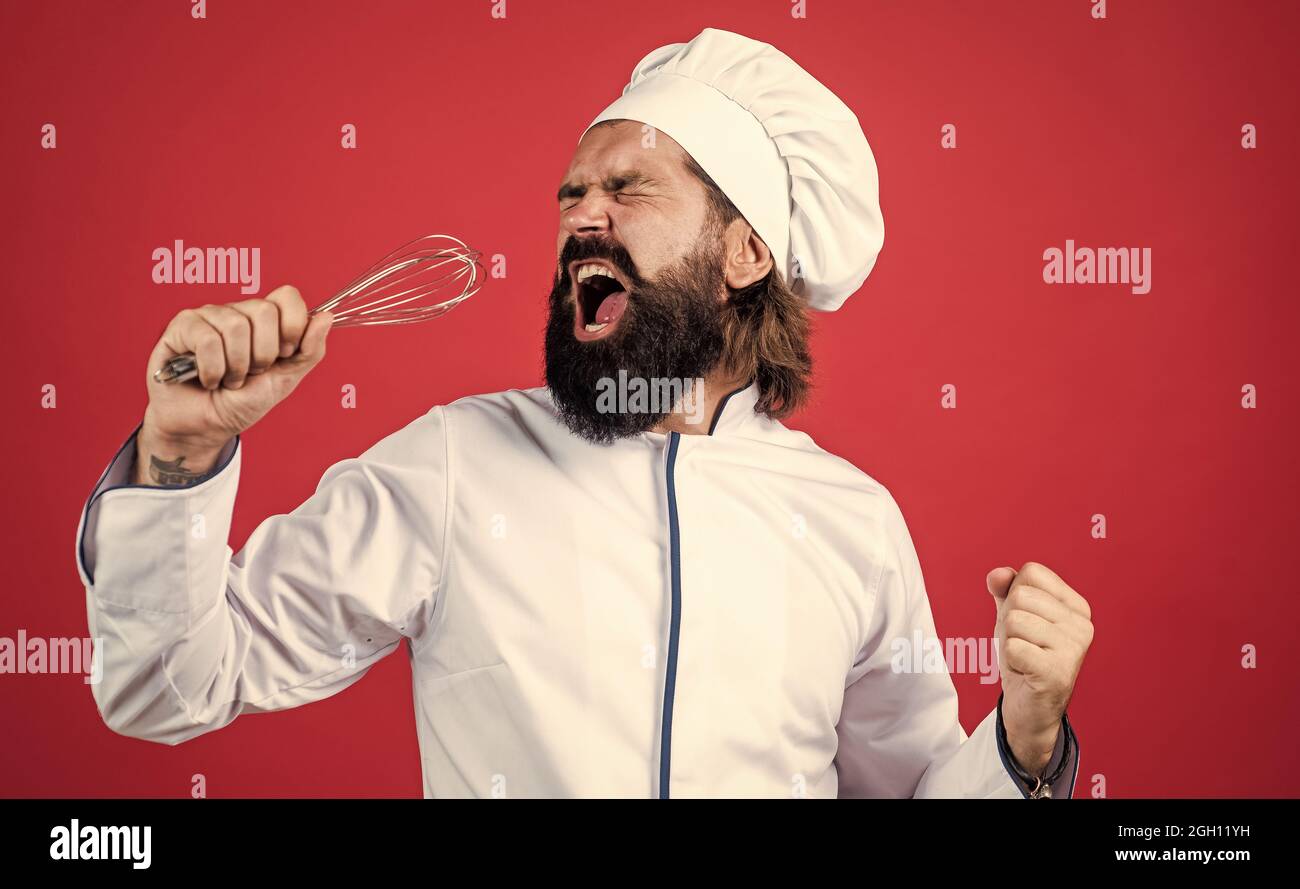 Singender Koch Stockfotos und -bilder Kaufen - Alamy