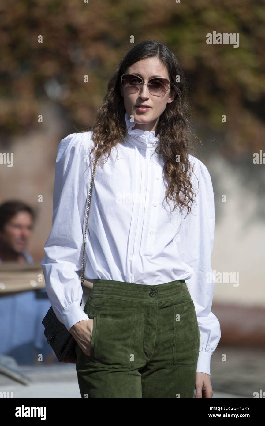 Venedig, Italien. September 2021. Anna Cleveland bei der Ankunft im Casino im Rahmen des 78. Internationalen Filmfestivals von Venedig am 04. September 2021 in Venedig, Italien. Foto von Aurore Marechal/ABACAPRESS.COM Quelle: Abaca Press/Alamy Live News Stockfoto