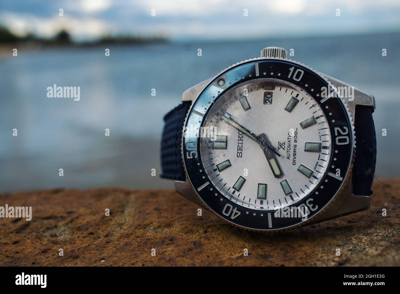 Seiko Prospex SDBC139 (aka SPB213) Taucheruhr Stockfoto