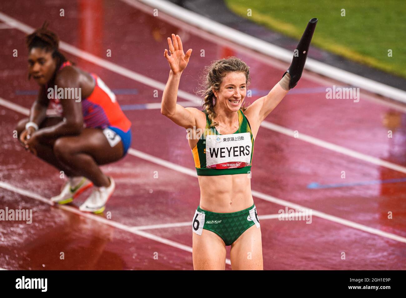 Tokio, Japan. 04. Sep 2021. Während der Leichtathletik-Veranstaltungen - Tokyo 2020 Paralympische Spiele im Olympiastadion am Samstag, 04. September 2021 in Tokio, Japan. Kredit: Taka G Wu/Alamy Live Nachrichten Stockfoto