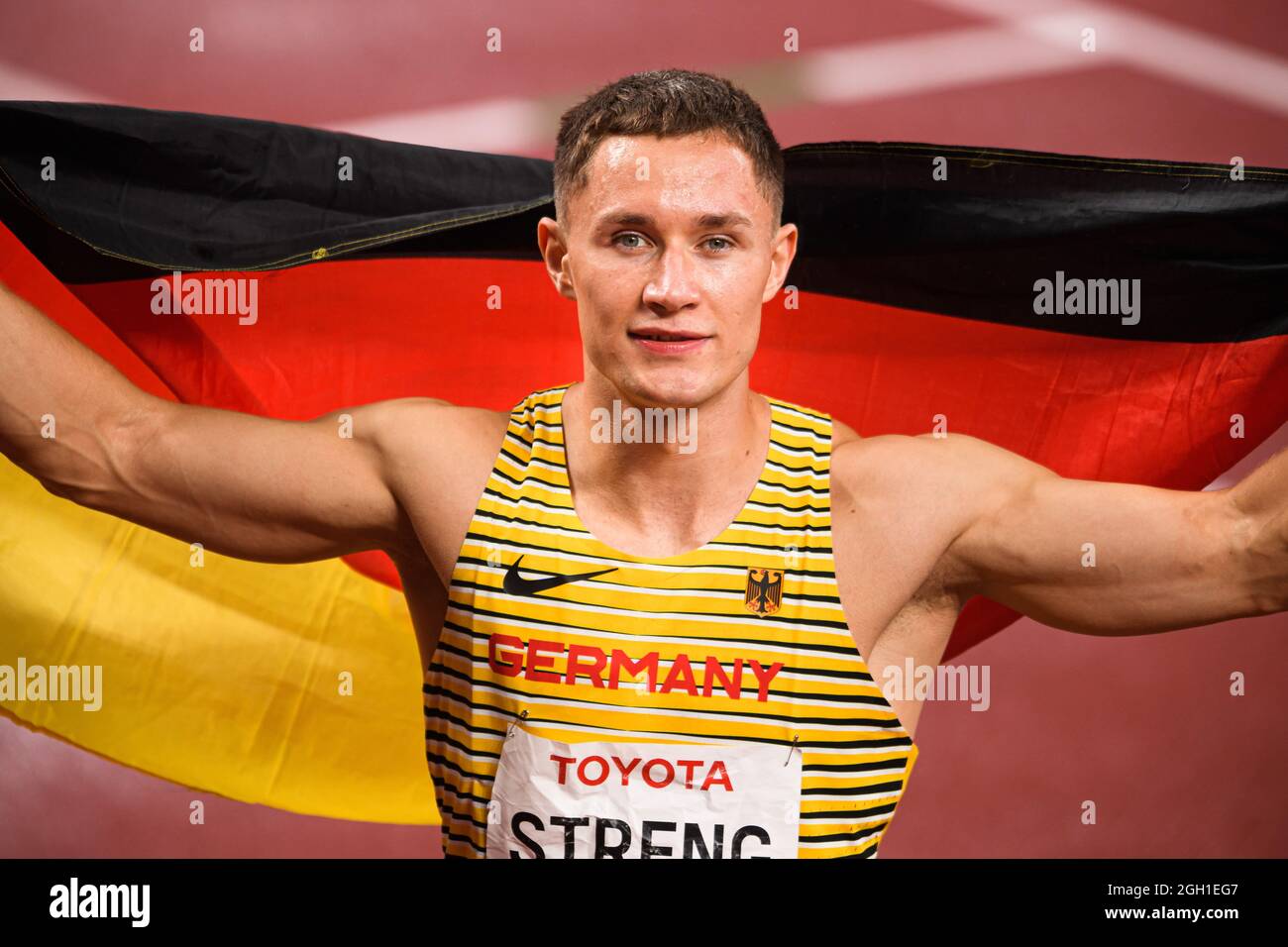 Tokio, Japan. 04. Sep 2021. Während der Leichtathletik-Veranstaltungen - Tokyo 2020 Paralympische Spiele im Olympiastadion am Samstag, 04. September 2021 in Tokio, Japan. Kredit: Taka G Wu/Alamy Live Nachrichten Stockfoto