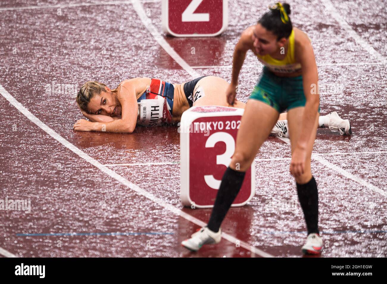 Tokio, Japan. September 2021. Ali Smith aus Großbritannien bei Leichtathletik-Events - Tokio 2020 Paralympische Spiele im Olympiastadion am Samstag, 04. September 2021 in Tokio, Japan. Kredit: Taka G Wu/Alamy Live Nachrichten Stockfoto