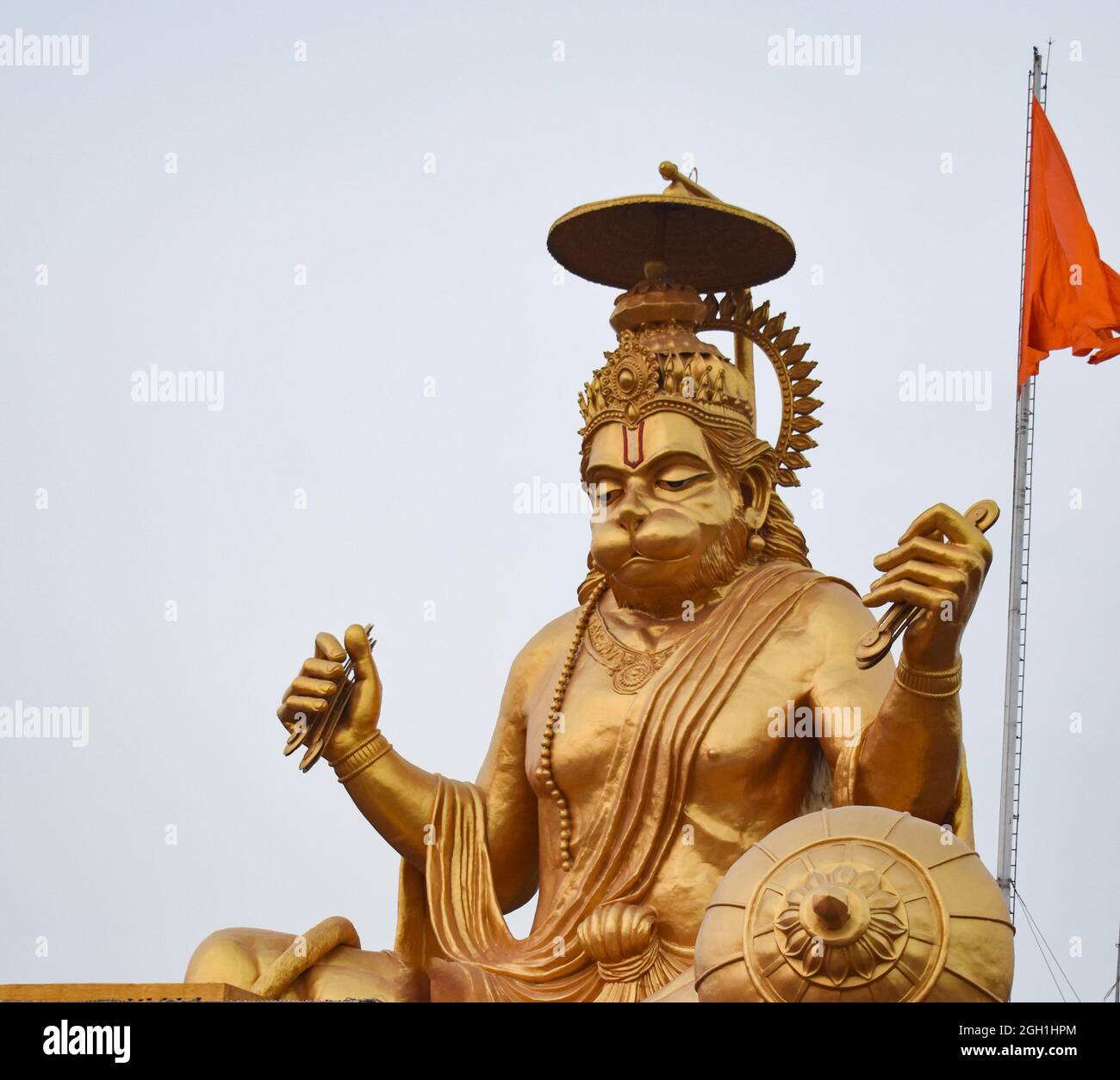 Pitra Parvat Hanuman Statue Indore MP Indien Stockfoto
