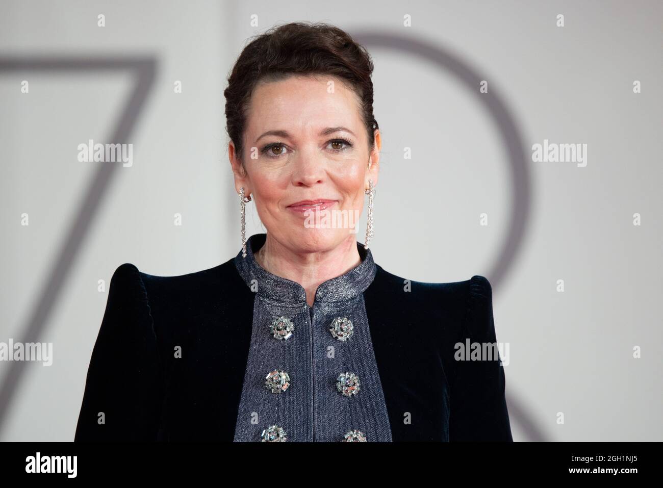 Olivia Colman besucht den roten Teppich des Films „The Lost Daughter“ während der 78. Internationalen Filmfestspiele von Venedig am 03. September 2021 in Veni Stockfoto