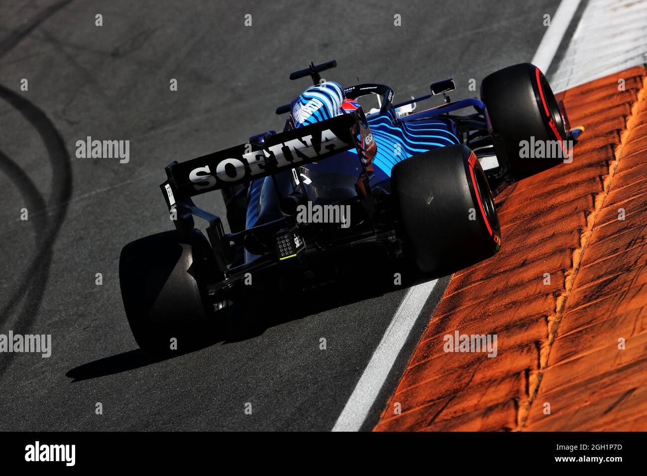 Zandvoort, Niederlande. September 2021. George Russell (GBR) Williams Racing FW43B. 04.09.2021. Formel 1 Weltmeisterschaft, Rd 13, Großer Preis Der Niederlande, Zandvoort, Niederlande, Qualifizierender Tag. Bildnachweis sollte lauten: XPB/Press Association Images. Quelle: XPB Images Ltd/Alamy Live News Stockfoto