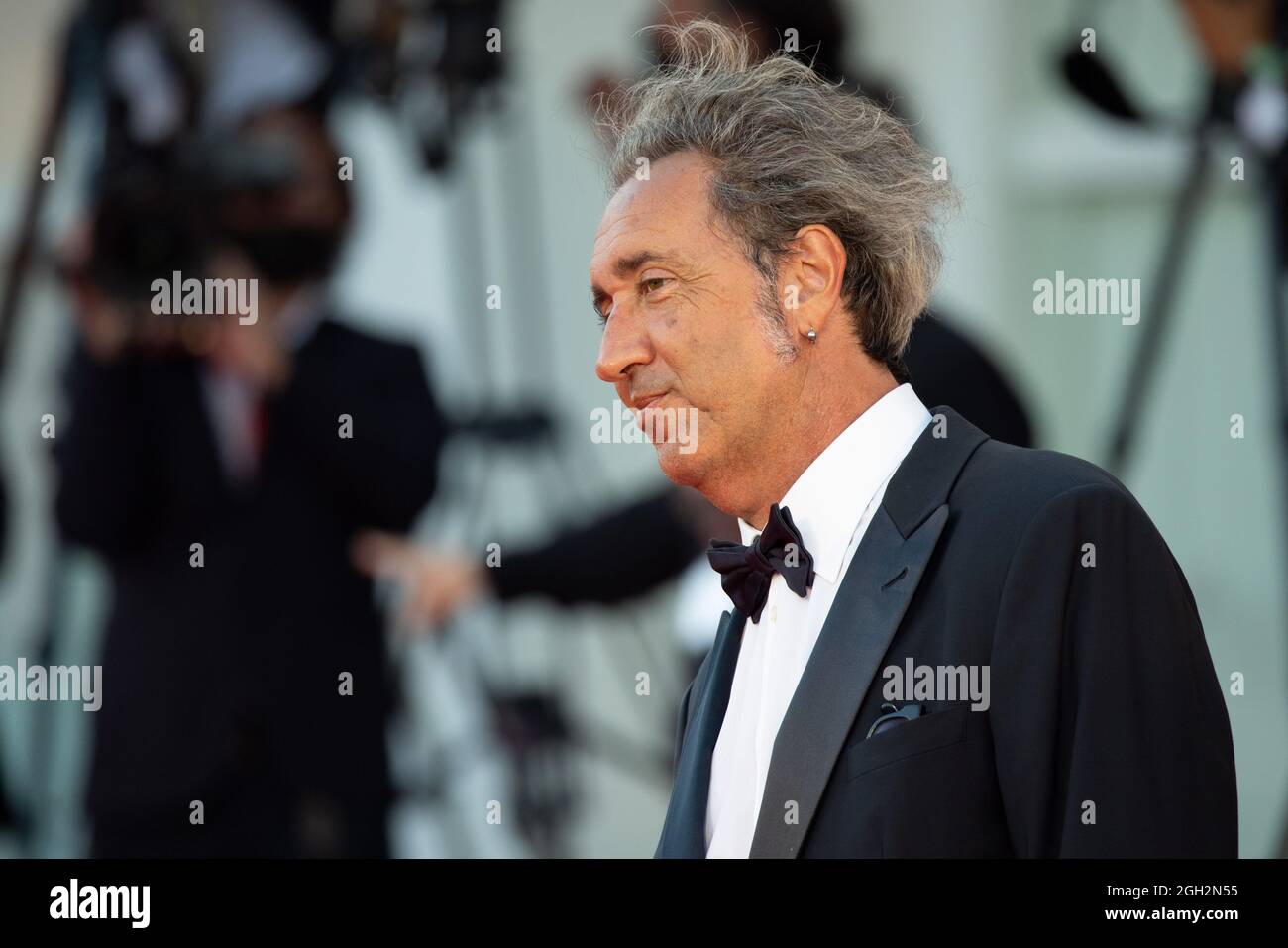Paolo Sorrentino besucht den roten Teppich des Films „die Hand Gottes“ während der 78. Internationalen Filmfestspiele von Venedig am 02. September 2021 im Ehrw Stockfoto