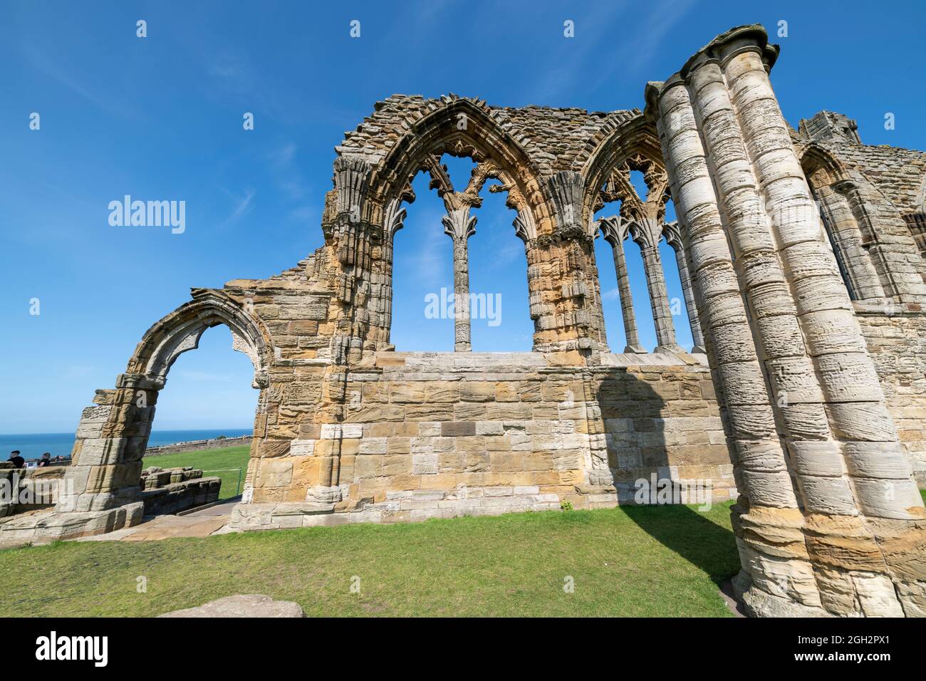 Whitby Abbey Stockfoto