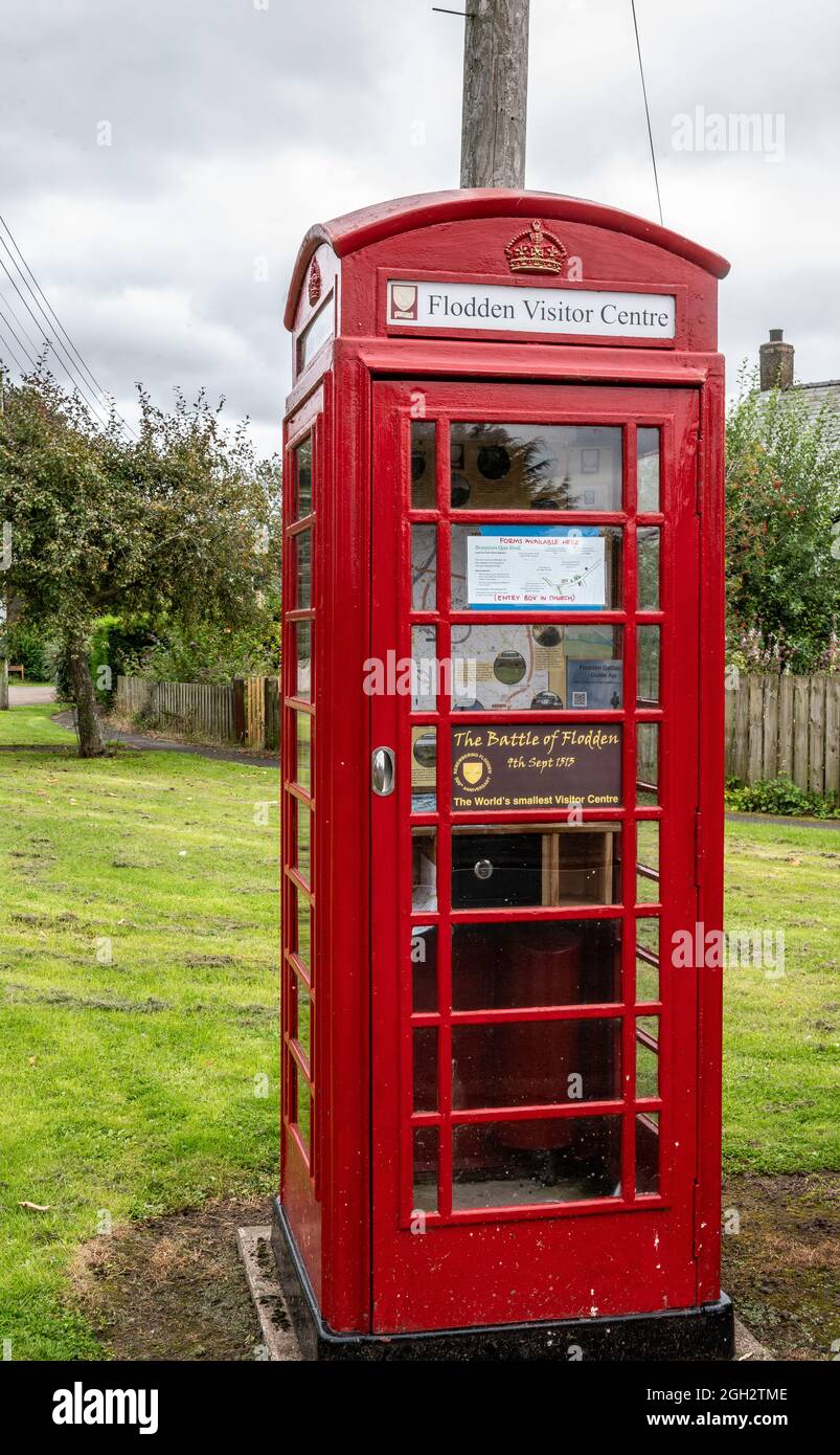 Branxton ein liebes Dorf im Norden von Northmberland, Großbritannien Stockfoto