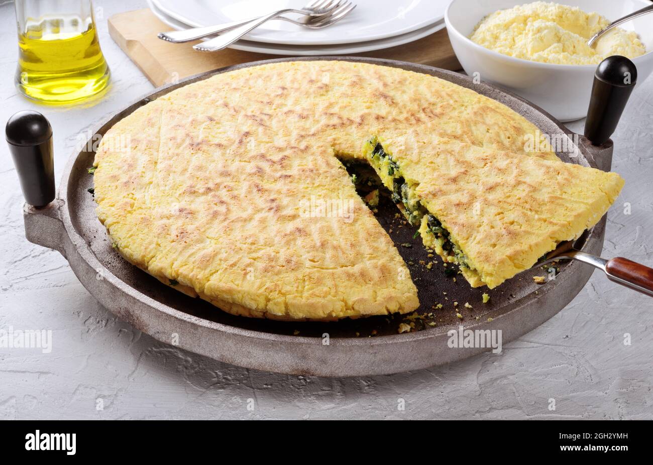Torta al testo, italienisches Rezept aus Umbrien. Traditionelle ...