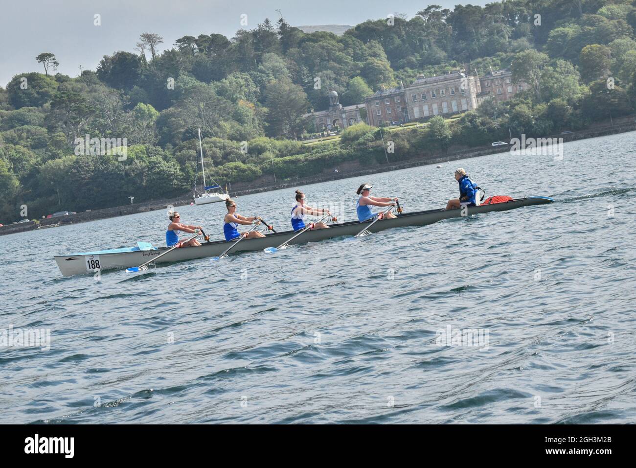 Bantry, West Cork, Irland. September 2021. Der Bantry Rowing Club veranstaltete an diesem Wochenende nationale Offshore-Rudermeisterschaften in Bantry. Kredit: Karlis Dzjamko/Alamy Live Nachrichten Stockfoto