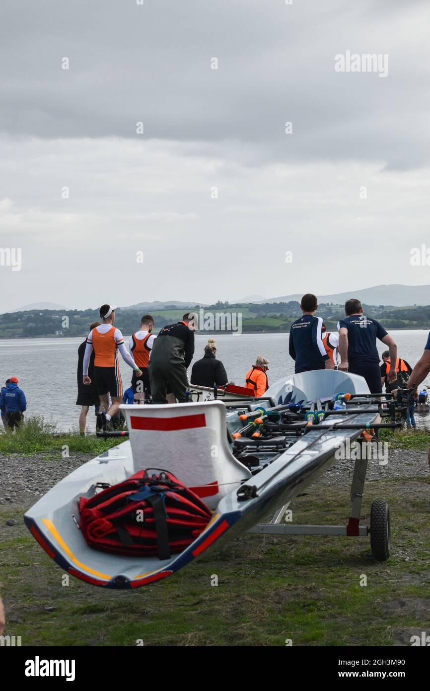 Bantry, West Cork, Irland. September 2021. Der Bantry Rowing Club veranstaltete an diesem Wochenende nationale Offshore-Rudermeisterschaften in Bantry. Kredit: Karlis Dzjamko/Alamy Live Nachrichten Stockfoto