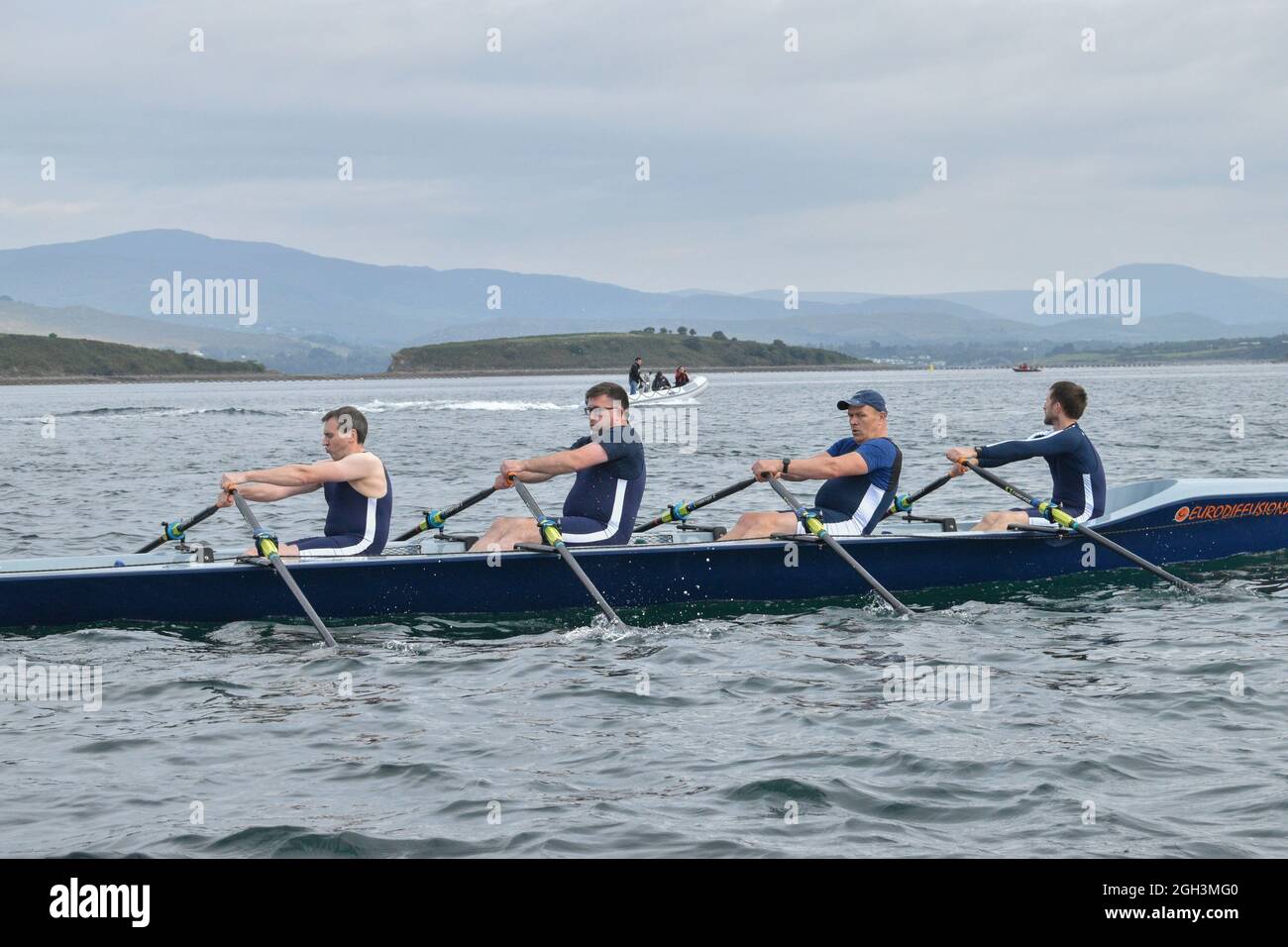 Bantry, West Cork, Irland. September 2021. Der Bantry Rowing Club veranstaltete an diesem Wochenende nationale Offshore-Rudermeisterschaften in Bantry. Kredit: Karlis Dzjamko/Alamy Live Nachrichten Stockfoto