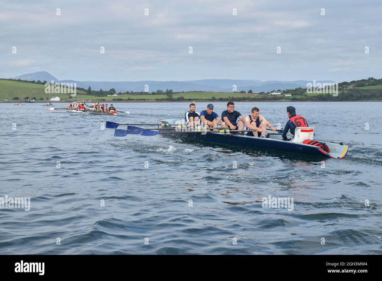 Bantry, West Cork, Irland. September 2021. Der Bantry Rowing Club veranstaltete an diesem Wochenende nationale Offshore-Rudermeisterschaften in Bantry. Kredit: Karlis Dzjamko/Alamy Live Nachrichten Stockfoto