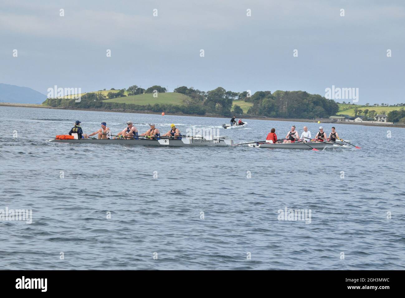 Bantry, West Cork, Irland. September 2021. Der Bantry Rowing Club veranstaltete an diesem Wochenende nationale Offshore-Rudermeisterschaften in Bantry. Kredit: Karlis Dzjamko/Alamy Live Nachrichten Stockfoto