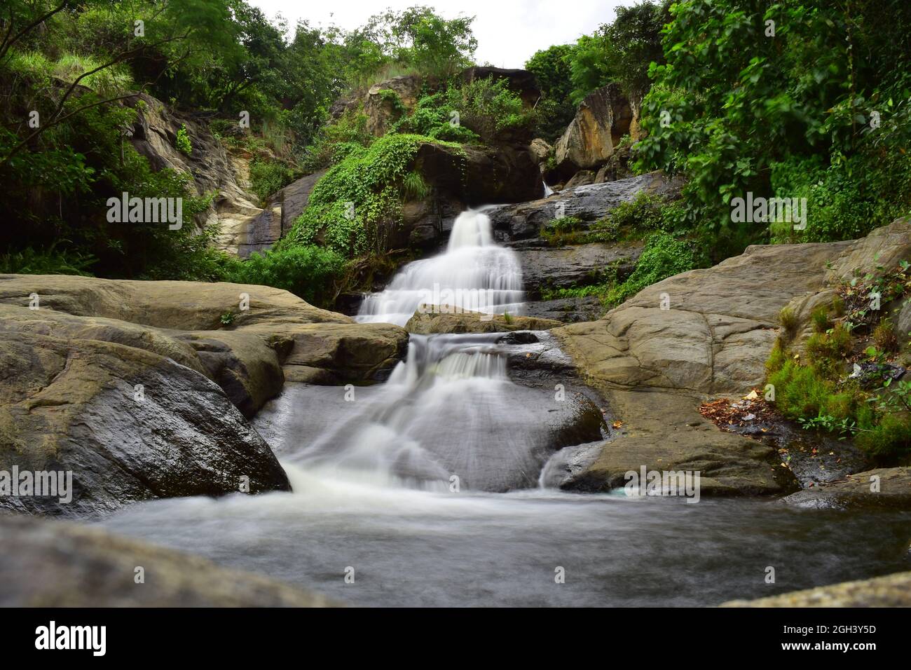 Oothamparai Falls in Bodinayakanur, Tamilnadu Stockfoto